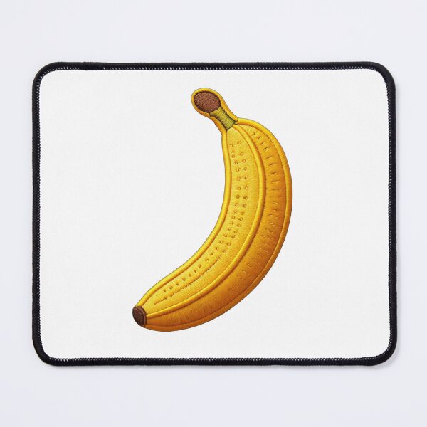 Item preview, Embroidered Banana Sewn Yellow Fruit Food Snack designed and sold by kylmllr101684.