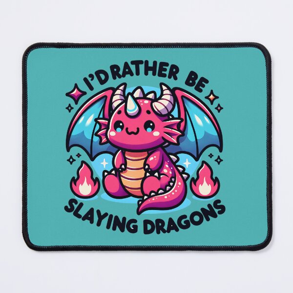 Item preview, Dungeons & Dragons: Rather be Slaying Dragons designed and sold by Adventurer's Attire & Art.