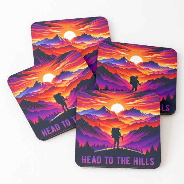 Item preview, Head To The Hills - Mountain Trek Adventure designed and sold by ThreadofHonor.