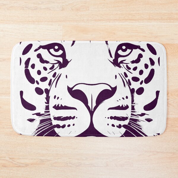 Item preview, Critically Endangered Animals, Amur Leopard: Line Art (Purple) designed and sold by KnoClothingCo.