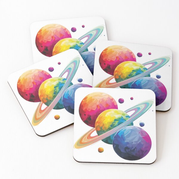 Item preview, Neon Planets  designed and sold by UniqueBoutique4.