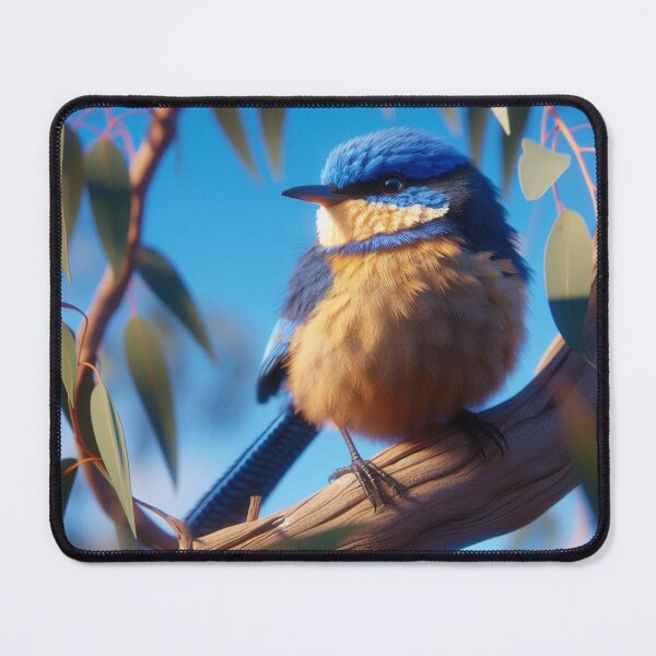 Item preview, A Blue Wren In A Tree designed and sold by The Drewbs at Skipton Studioz.