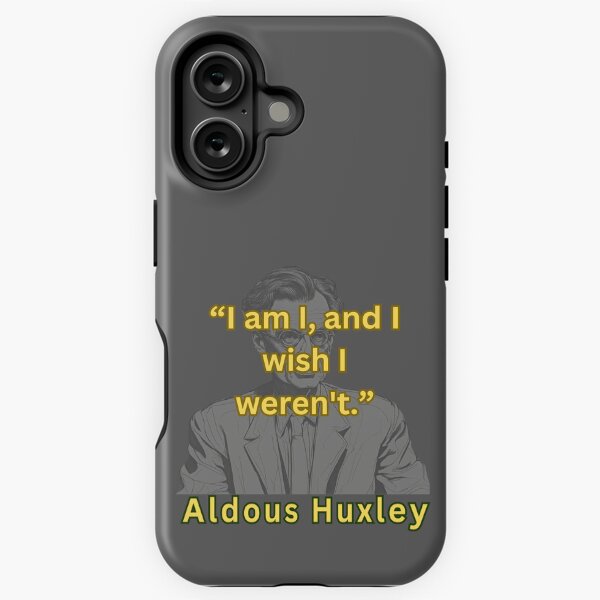 Item preview, I am I, and I wish I weren't - Aldous Huxley designed and sold by SaculusMadness.