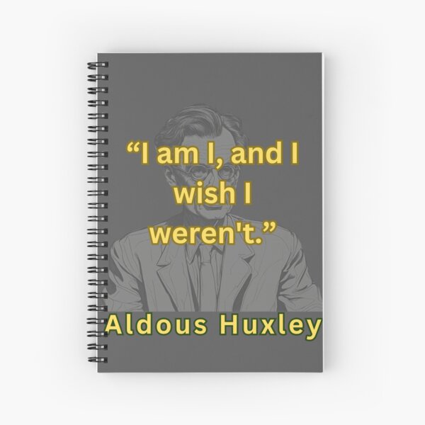 Item preview, I am I, and I wish I weren't - Aldous Huxley designed and sold by SaculusMadness.