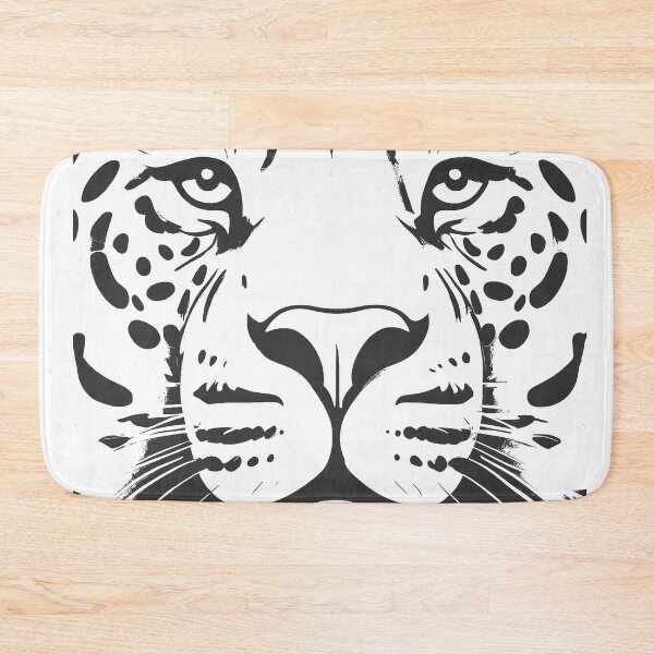 Item preview, Critically Endangered Animals, Amur Leopard: Line Art (Grey Black) designed and sold by KnoClothingCo.