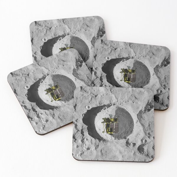 Item preview, SLIM lander flies over the surface of the moon designed and sold by astrokovacs.