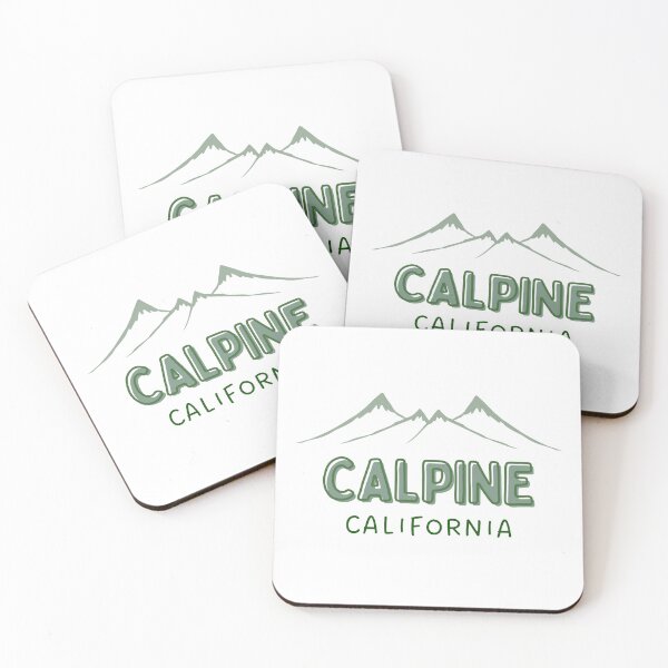 Item preview, Calpine California mountain town holiday souvenir type art designed and sold by SparksGlo-AAAA.