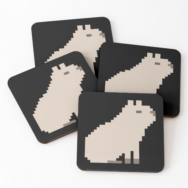 Item preview, Capybara Pixel Art designed and sold by Julie Erin Designs.