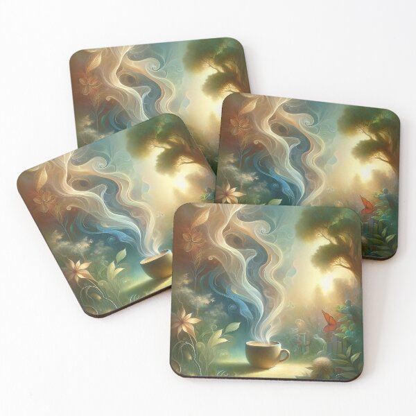 Item preview, Enchanted Morning Coffee Mystique designed and sold by plam50.