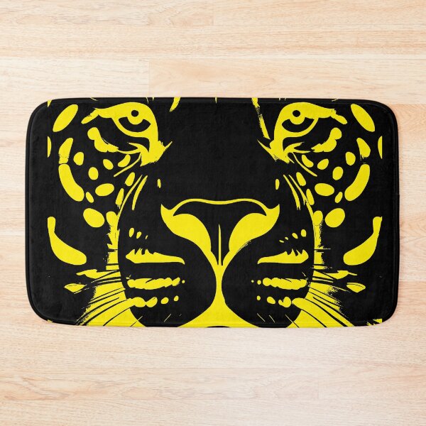 Item preview, Critically Endangered Animals, Amur Leopard: Line Art (Yellow) designed and sold by KnoClothingCo.