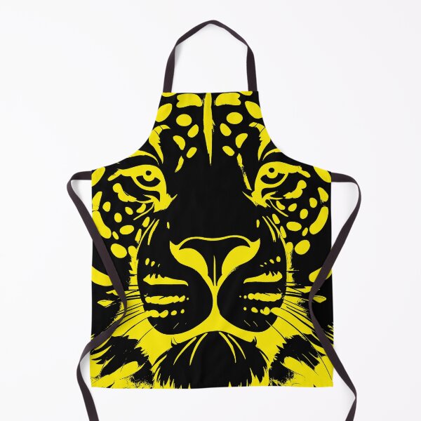 Item preview, Critically Endangered Animals, Amur Leopard: Line Art (Yellow) designed and sold by KnoClothingCo.