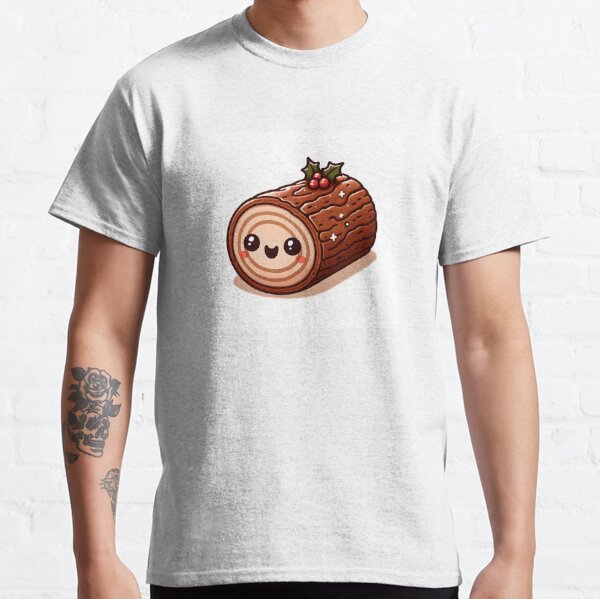 cute yule log Classic T-Shirt