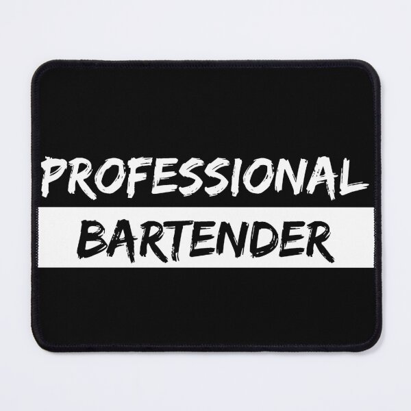 Item preview, Professional bartender designed and sold by Gilpro Designs.