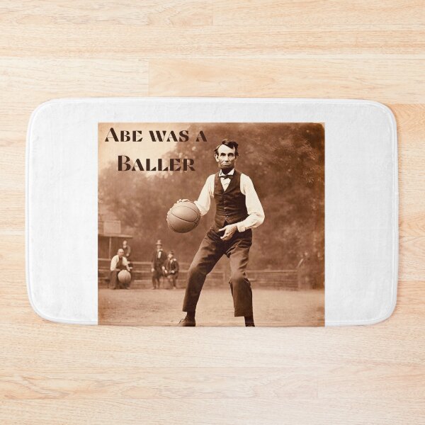 Item preview, Basketball Abraham Lincoln designed and sold by Sheggie-2-Art.