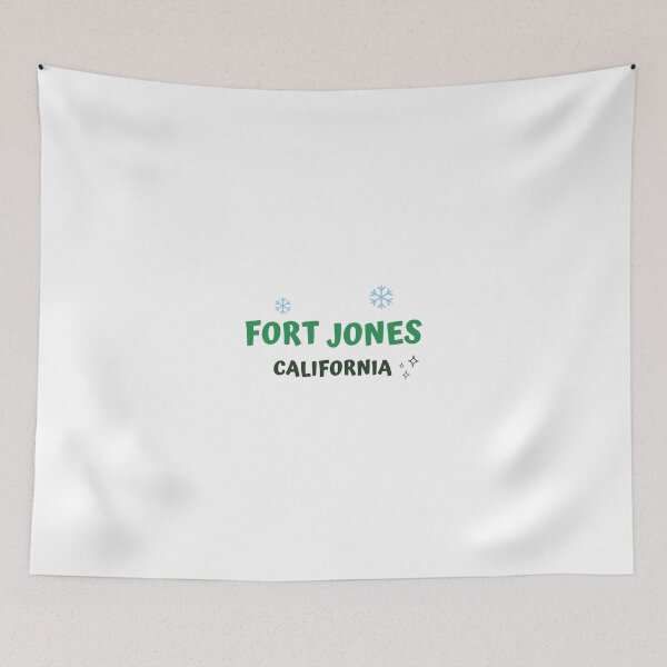 Item preview, Fort Jones California town holiday souvenir type art designed and sold by SparksGlo-AAAA.
