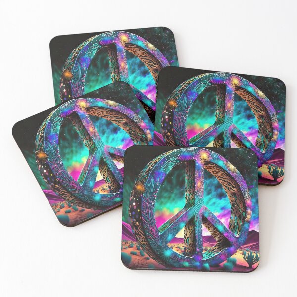 Item preview, Cosmic Desert Peace Symbol  designed and sold by JohnXD247.