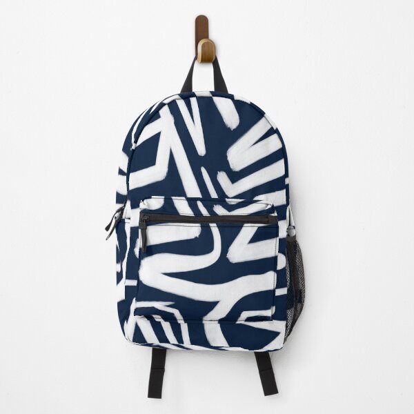 Item preview, Abstract Maze Navy White designed and sold by ArtFabric.