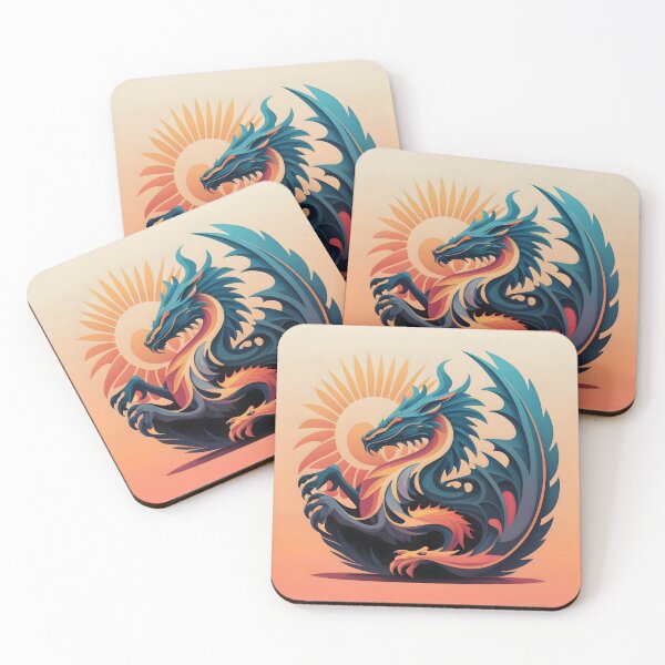 Item preview, Zen Dragon Sunrise: Elegant Sunburst  designed and sold by DragonRealms.