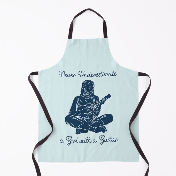 Item preview, Never Underestimate A Girl with A Guitar designed and sold by mudahdesign.