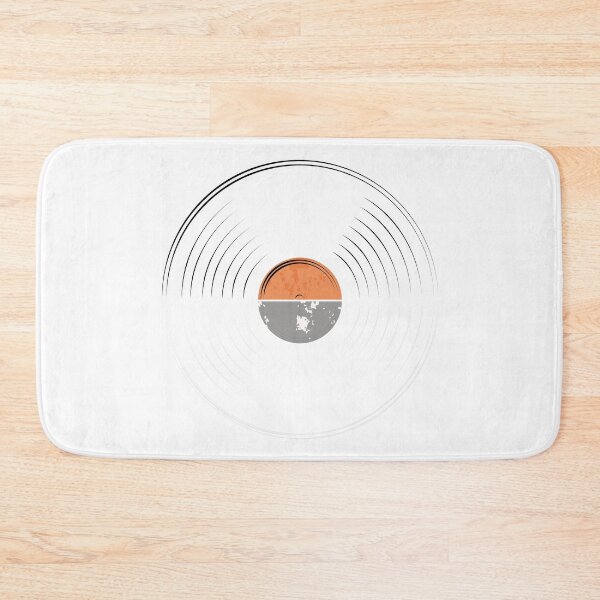 Item preview, Arte de línea de disco de vinilo de música retro designed and sold by ElenaArtDesign.