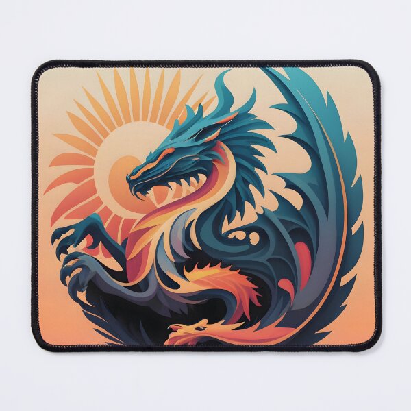 Item preview, Zen Dragon Sunrise: Elegant Sunburst designed and sold by DragonRealms.