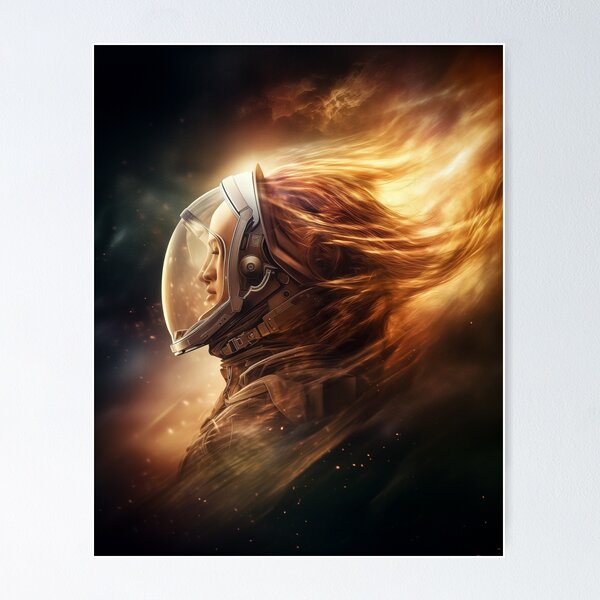 Item preview, A Spacefarer's Portrait designed and sold by soulofalion.