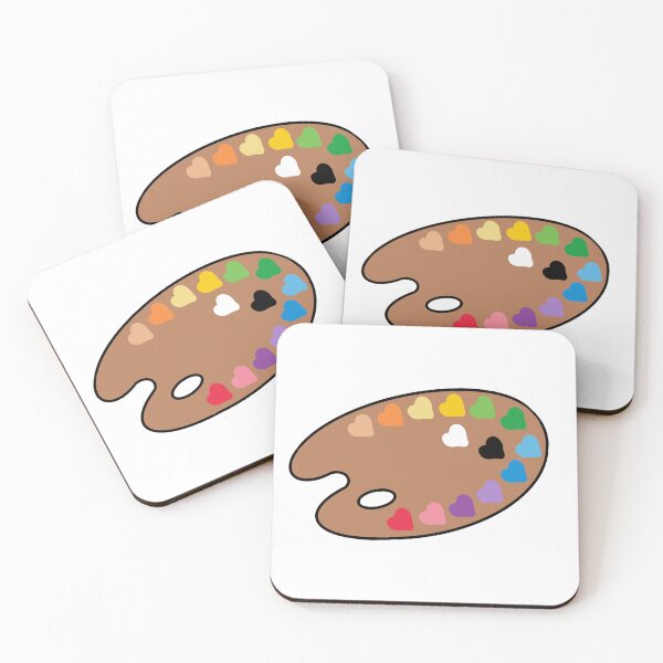 Item preview, Heart paint pallet designed and sold by Bizzybuys1.