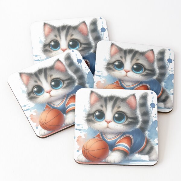 Item preview, Cat Basketball Player designed and sold by VANWANSHOP.