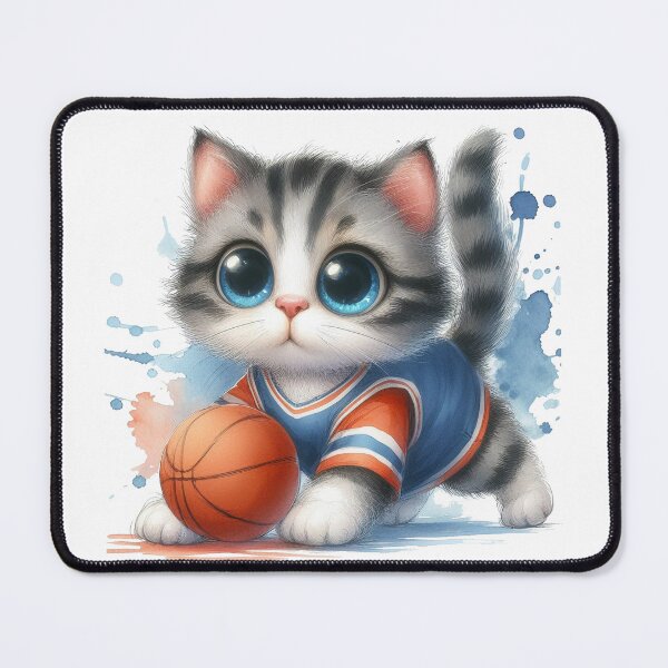 Item preview, Cat Basketball Player designed and sold by VANWANSHOP.