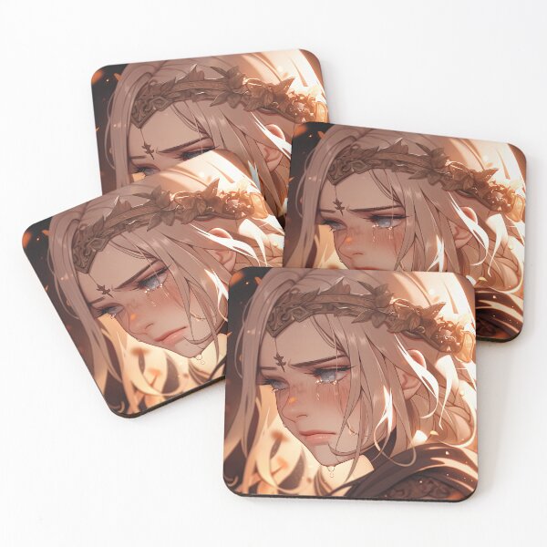 Item preview, Sad Crowned Queen Anime Girl designed and sold by bubblegoth.