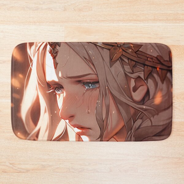 Item preview, Laurel Crown Tearful Maiden Anime Girl designed and sold by bubblegoth.