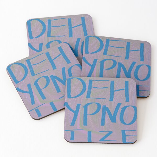 Item preview, DEHYPNOTIZE word art print designed and sold by nataliavandalia.