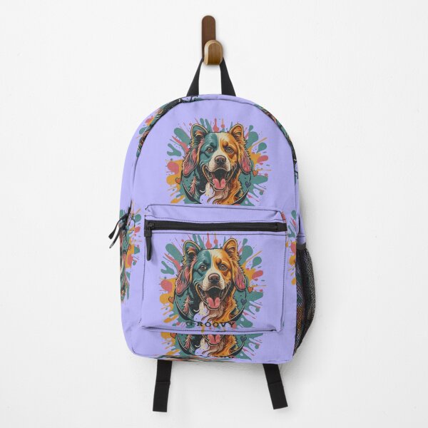 Item preview, Groovy Puppy Colorful Paint Splatter designed and sold by TugForkFinds.
