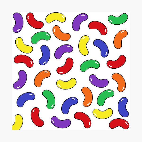 Jelly Bean Pattern jelly-bean-pattern-photographic-print-for-sale-by-samuel-spencer-redbubble