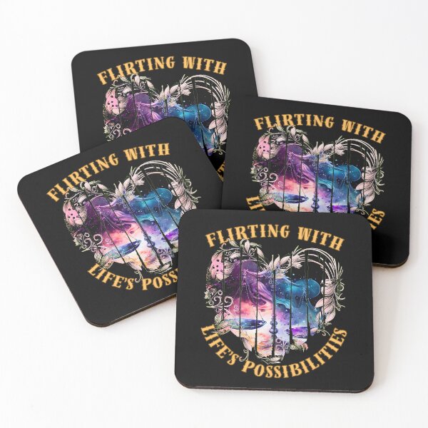 Item preview, Flirting With Life's Possibilities. libra sign designed and sold by ZodiacWonders.