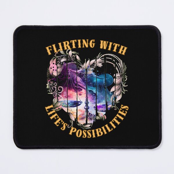 Item preview, Flirting With Life's Possibilities. libra sign designed and sold by ZodiacWonders.