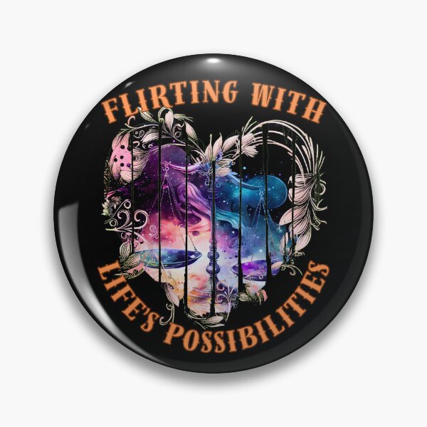 Item preview, Flirting With Life's Possibilities. libra lovers designed and sold by ZodiacWonders.