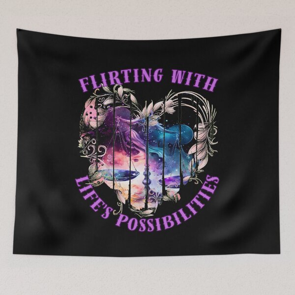 Item preview, Flirting With Life's Possibilities. libra season designed and sold by ZodiacWonders.