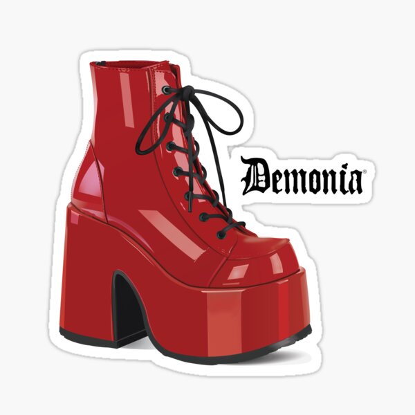 Goth Boots  Demonia Boots Design Graphic by Chaos Kitty · Creative Fabrica