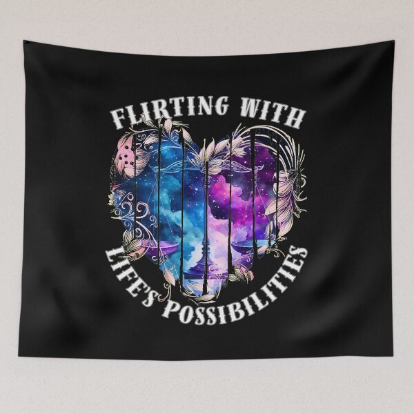 Item preview, Flirting With Life's Possibilities. libra astrological sign designed and sold by ZodiacWonders.