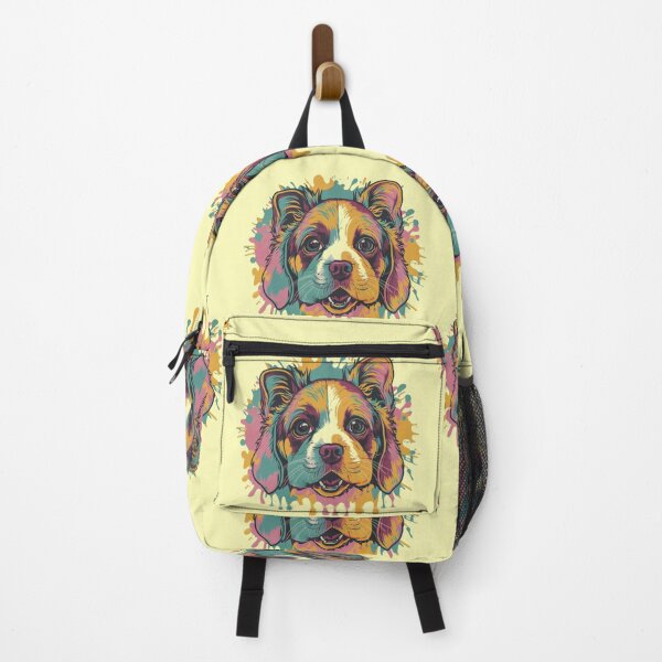 Item preview, Cute Puppy Colorful Paint Dripping designed and sold by TugForkFinds.