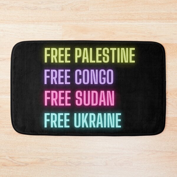 Item preview, Free Palestine Free Congo Free Sudan Free Ukraine designed and sold by rebecca-rabbbit.