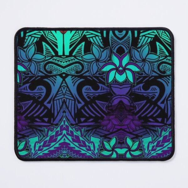 Item preview, Patrón azul polinesio designed and sold by sweetartnc.
