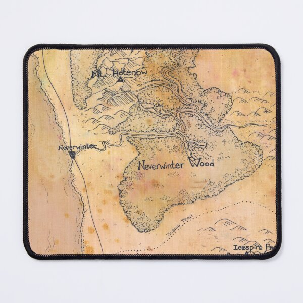 Item preview, Fantasy Map Lost Mines of Phandelver D&D designed and sold by Catherine Halliday Art.