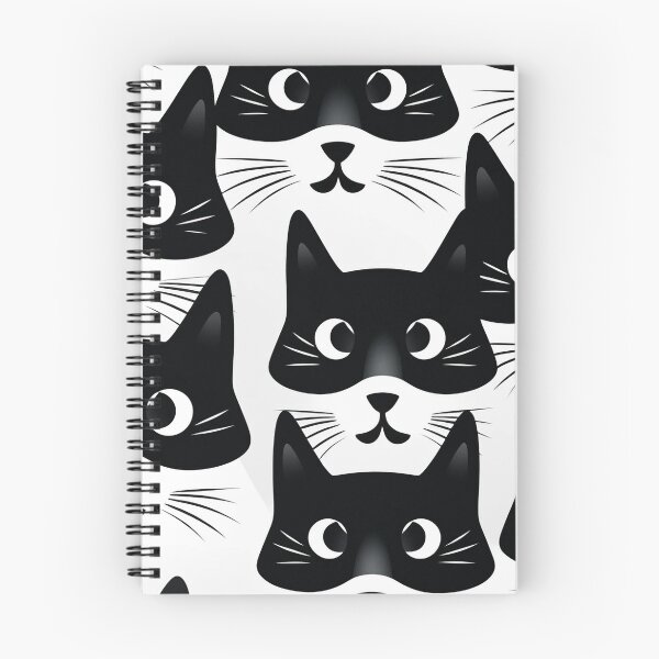 Item preview, Cute cat polka-dot pattern designed and sold by TheMoxieHouse.