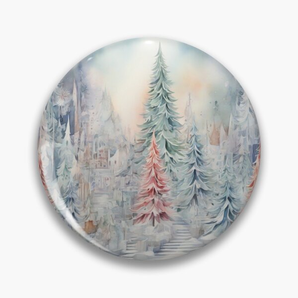 Item preview, Icy Christmas Dreams: Magical Watercolor Scenes of Snowy Delight designed and sold by RedArtG09.