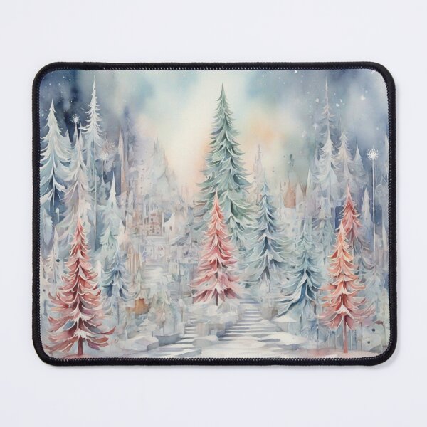 Item preview, Icy Christmas Dreams: Magical Watercolor Scenes of Snowy Delight designed and sold by RedArtG09.