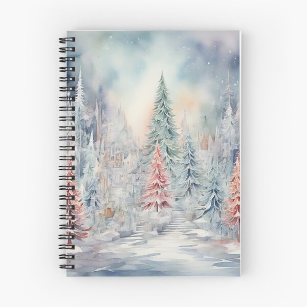 Item preview, Icy Christmas Dreams: Magical Watercolor Scenes of Snowy Delight designed and sold by RedArtG09.