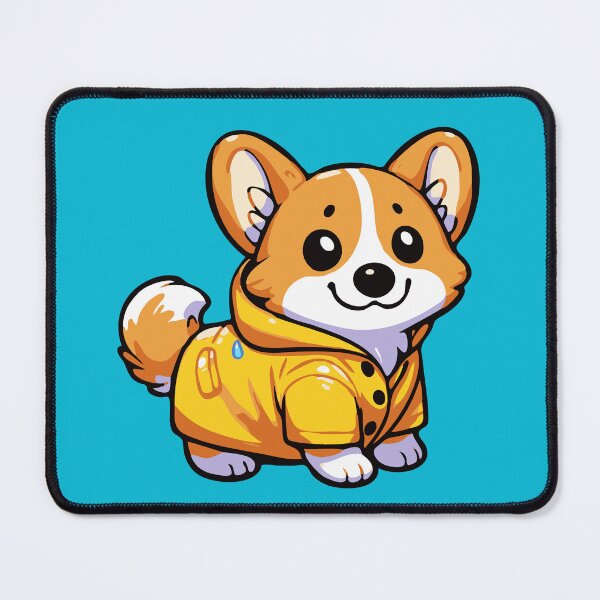 Item preview, Corgi Raincoat Weather designed and sold by BarkandStick.