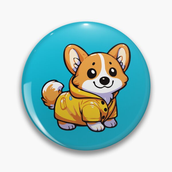 Item preview, Corgi Raincoat Weather designed and sold by BarkandStick.